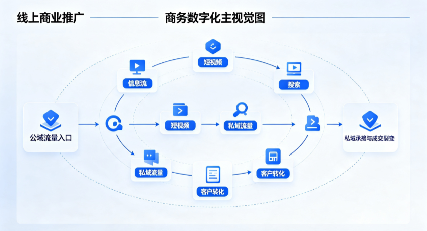 济宁线上商业推广怎么做？全域流量闭环搭建与低成本转化实战指南
